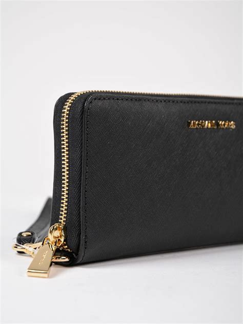 michael kors black card holder|michael kors black wallets.